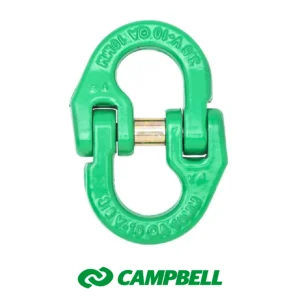 Campbell 1/2" Quik-Alloy® Coupling Link, Grade 100, Painted Green