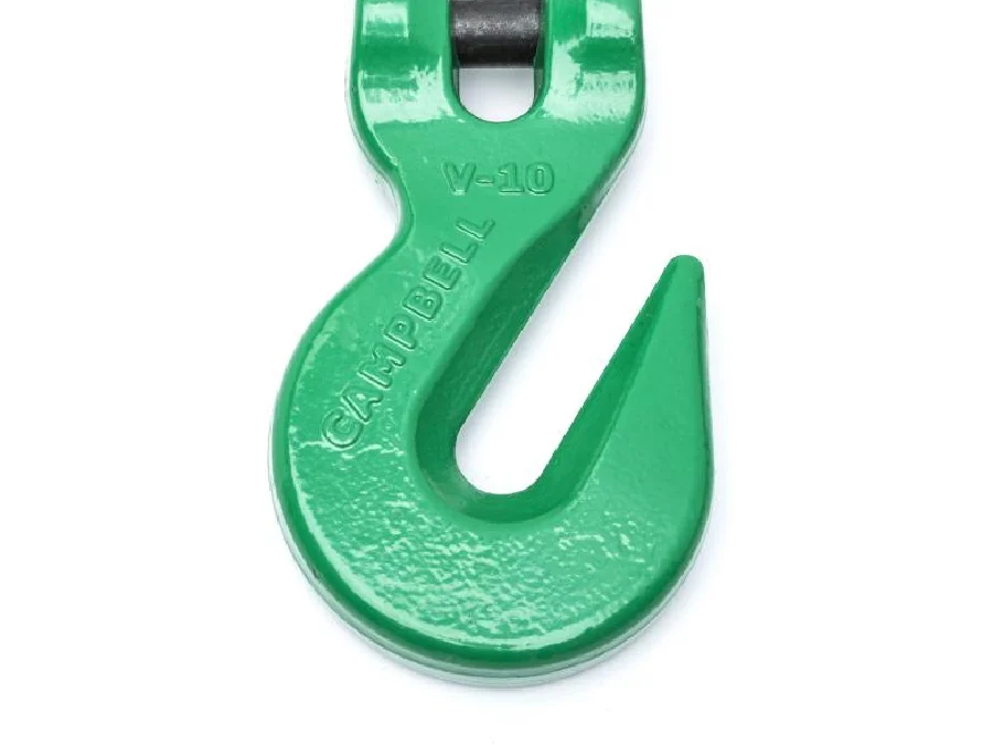 Campbell 3/8″ Quik-Alloy® Grab Hook, Grade 100, Painted Green