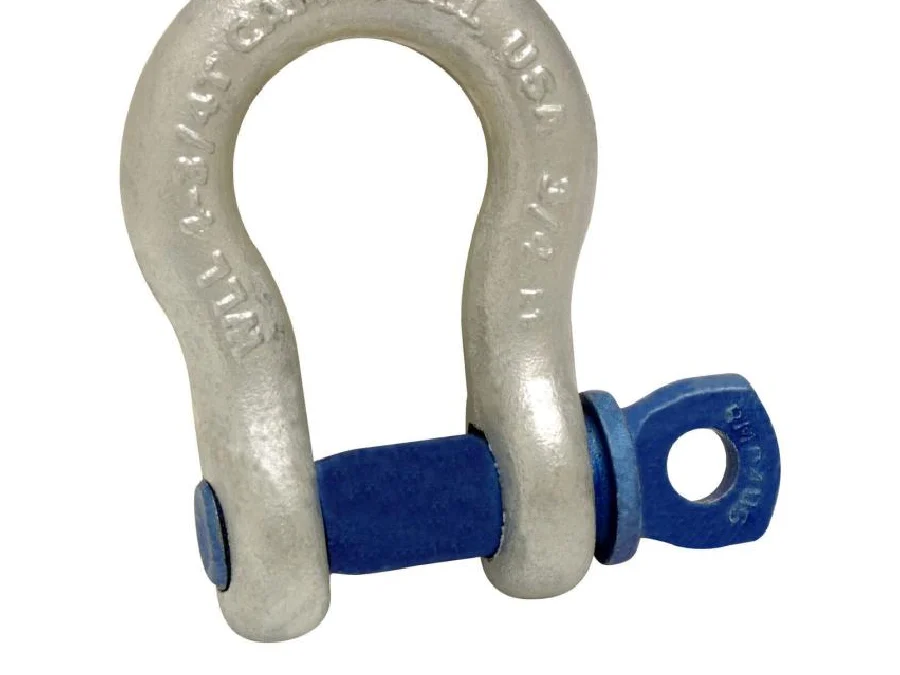 Campbell 3/4″ Anchor Shackle, Screw Pin, Forged Carbon Steel, Galvanized